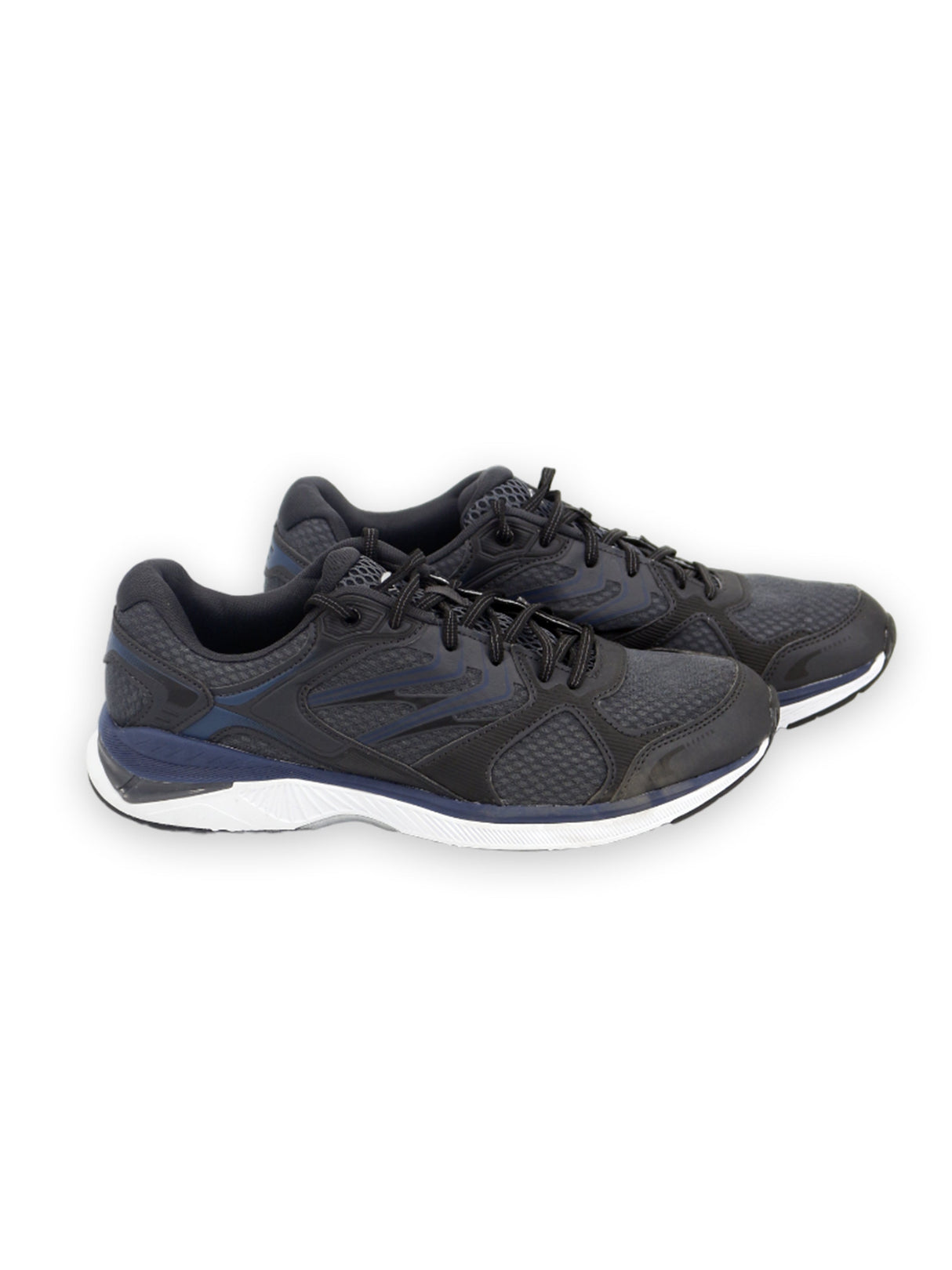 Image for Men's Textured Sport Shoes,Dark Grey
