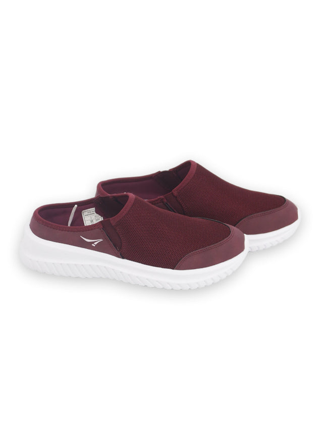 Image for Women's Plain Solid Loafers,Wine