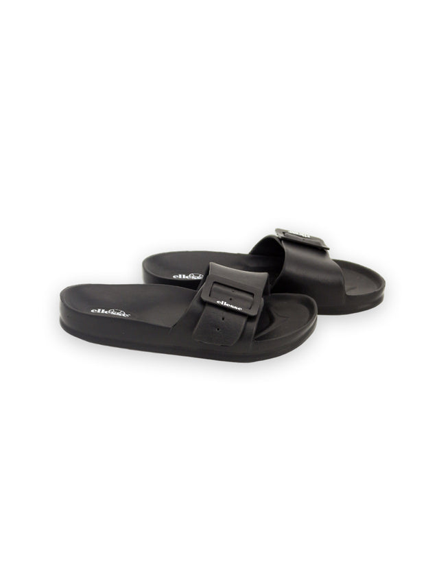 Image for Women's  Adjustable Buckle Slides,Black