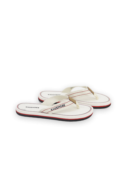 Image for Women's Brand Logo Printed Slippers,White