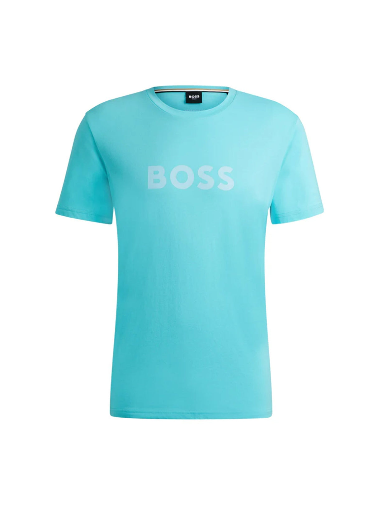 Image for Men's Brand Logo Printed T-Shirt,Light Blue