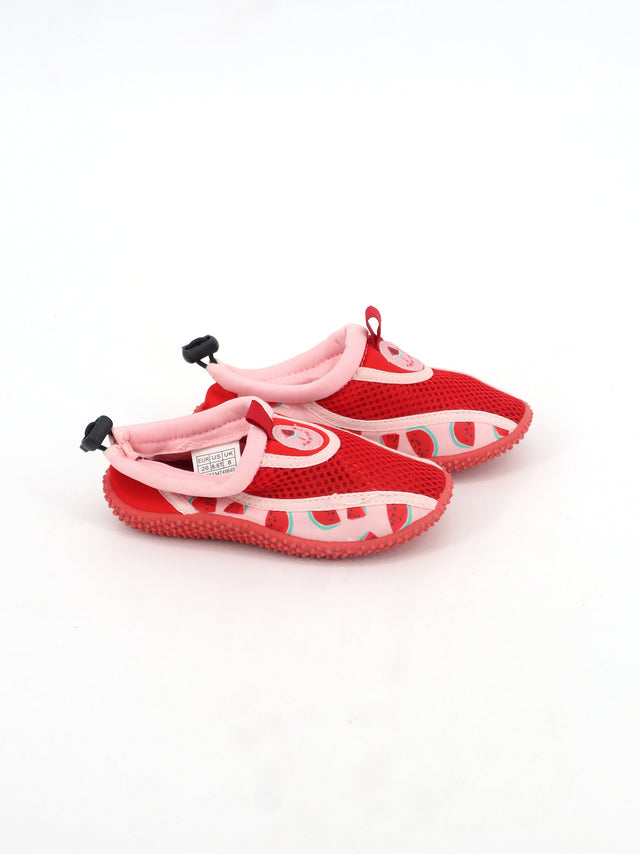 Image for Kid's Girl Graphic Printed Water Shoes,Red/Pink