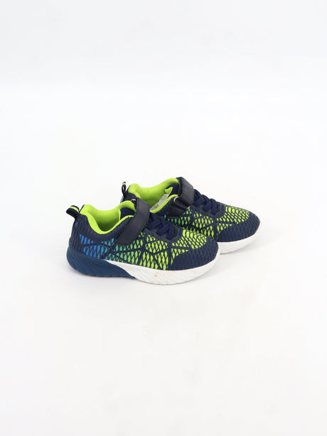 Image for Kid's Boy Textured Sneakers,Navy/Light Green