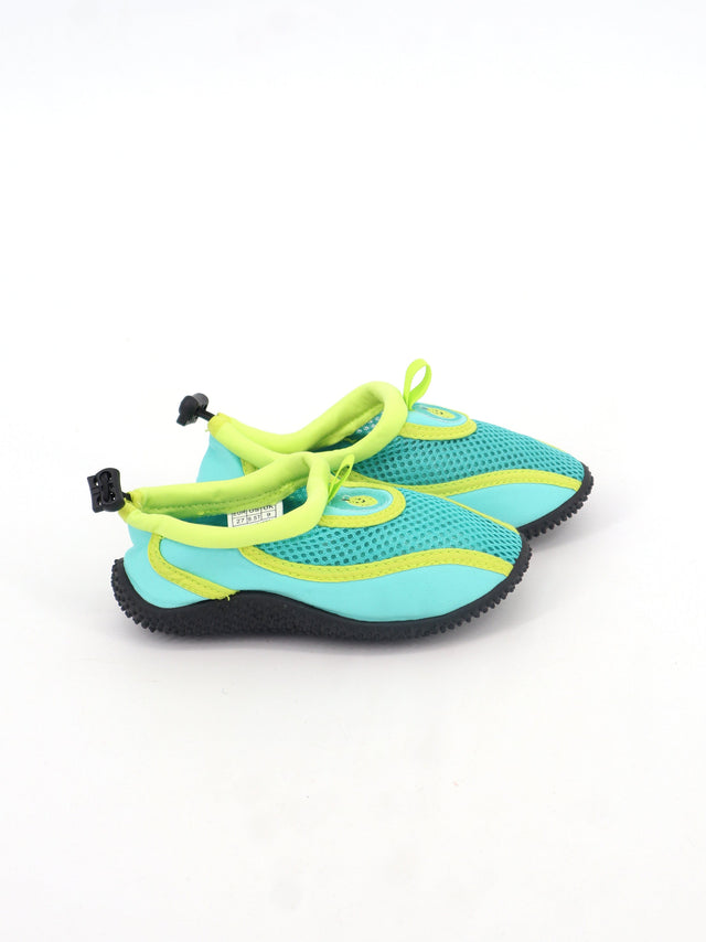 Image for Kid's Girl Graphic Printed Water Shoes,Light Blue/Yellow
