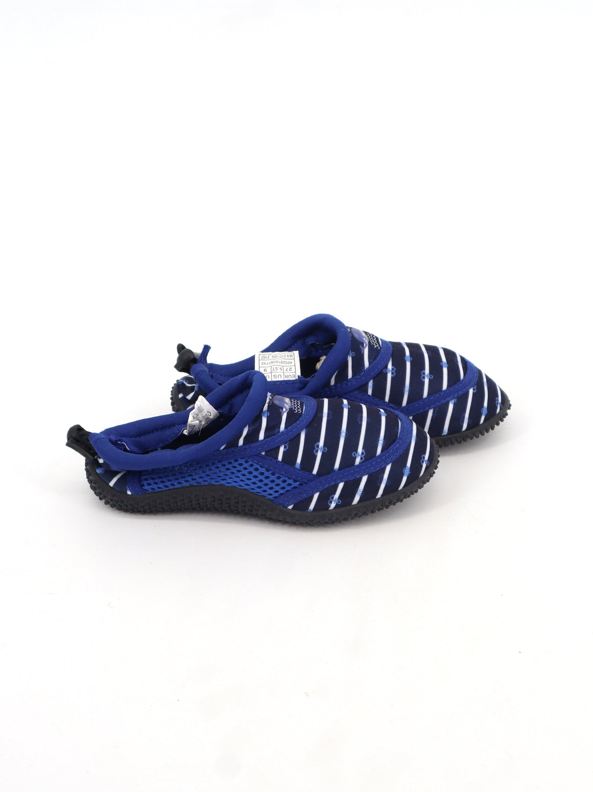 Image for Kid's Boy Graphic Printed Striped Water Shoes,Dark Blue