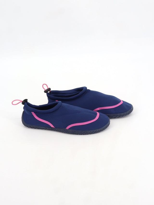 Image for Women's Plain Solid Water Shoes,Navy