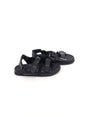 Image for Women's Plain Solid Sandals,Black