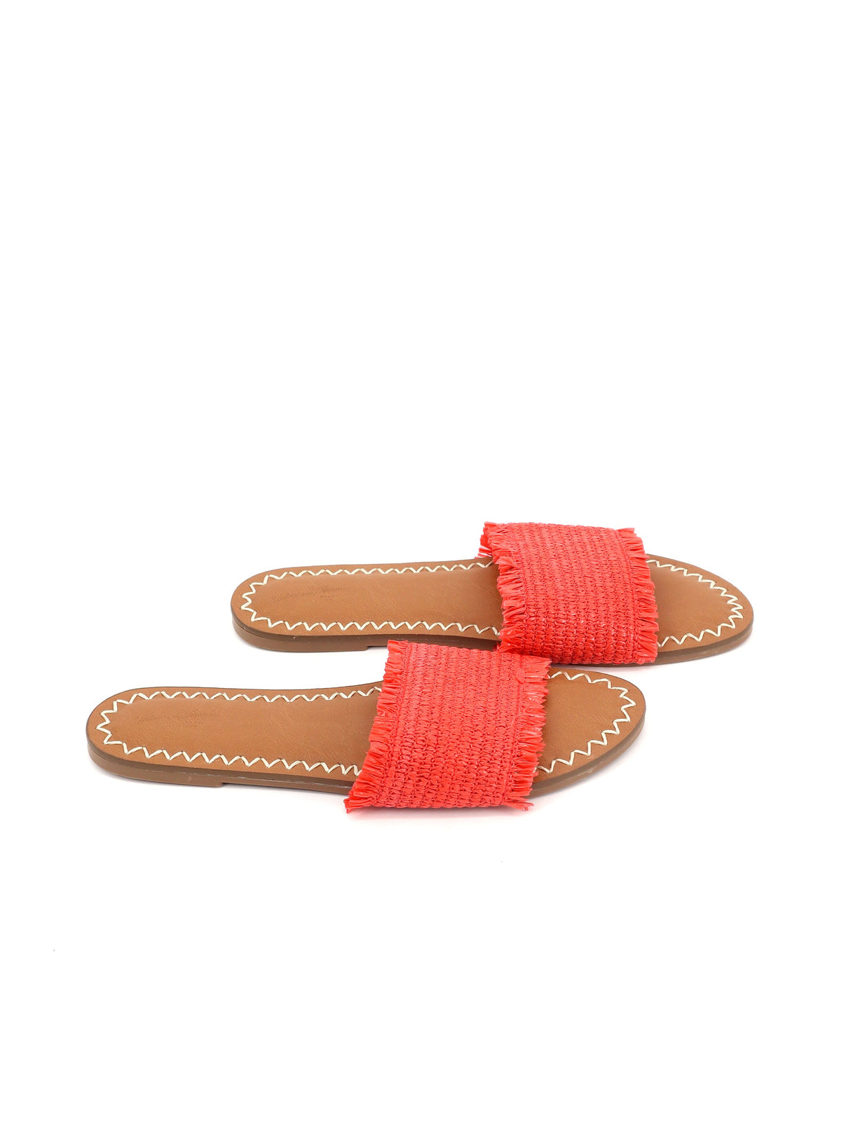 Image for Women's Textured Slippers,Red