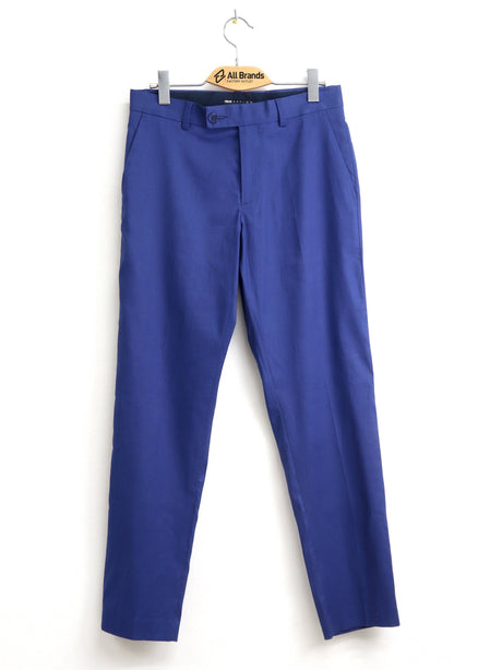 Image for Men's Plain Solid Classic Pant,Blue