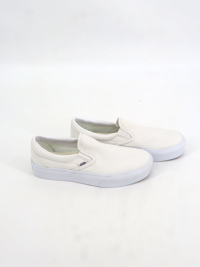 Image for Women's Plain Solid Flat Shoes,White