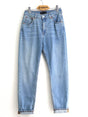 Image for Women's Washed Jeans,Light Blue