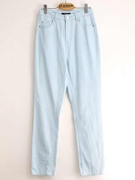 Image for Women's Plain Solid Jeans,Light Blue