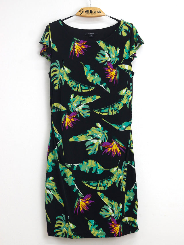 Image for Women's Printed Dress, Black 