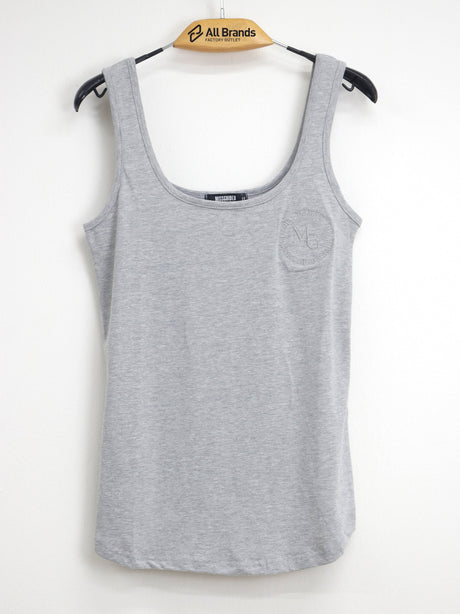 Image for Women's Brand Logo Printed Tank Top,Grey