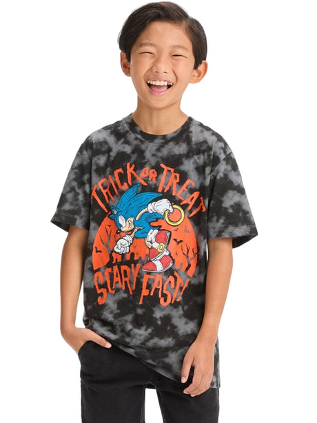 Image for Kid's Boy Graphic Printed T-Shirt,Dark Grey