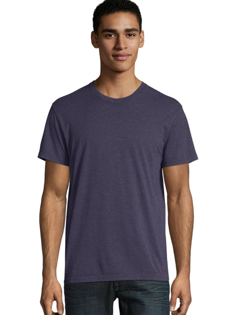 Image for Men's Plain Solid T-Shirt,Navy