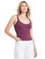 Image for Women's Ribbed Top,Wine