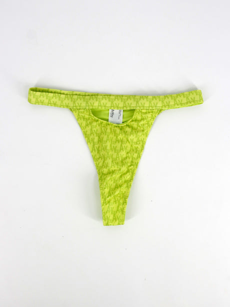 Image for Women's Brand Logo Printed Bikini Bottom,Light Green