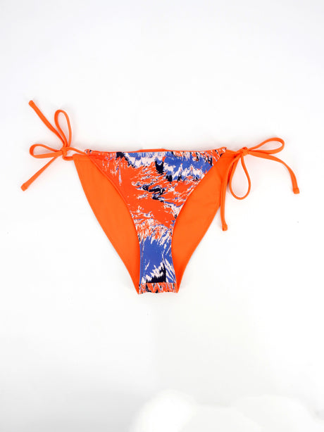 Image for Women's Printed Bikini Bottom,Orange