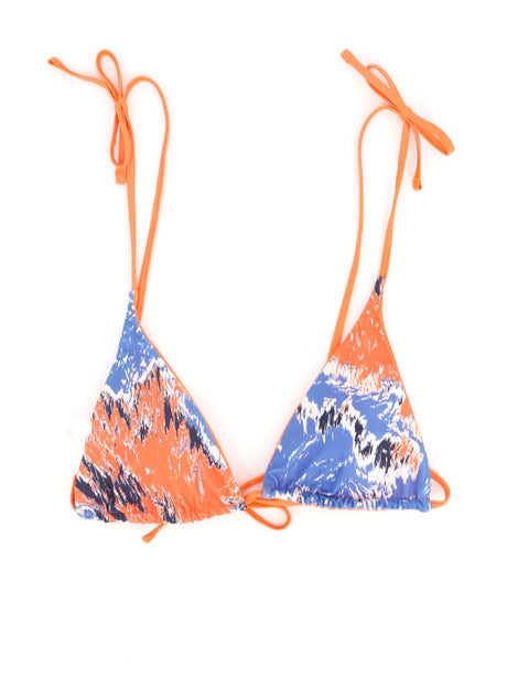 Image for Women's Printed Bikini Top,Orange