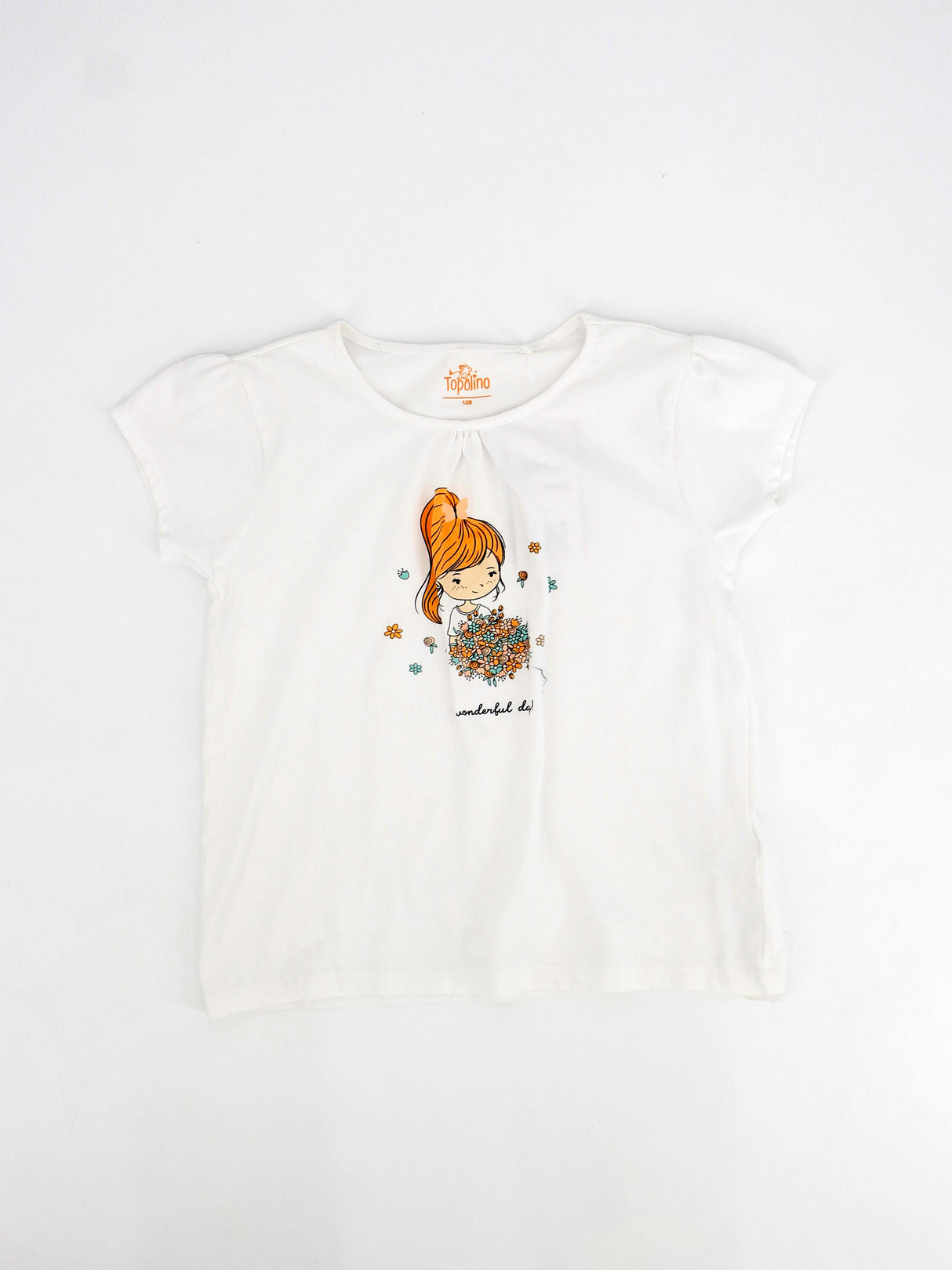 Image for Kids Girl Printed Top,White