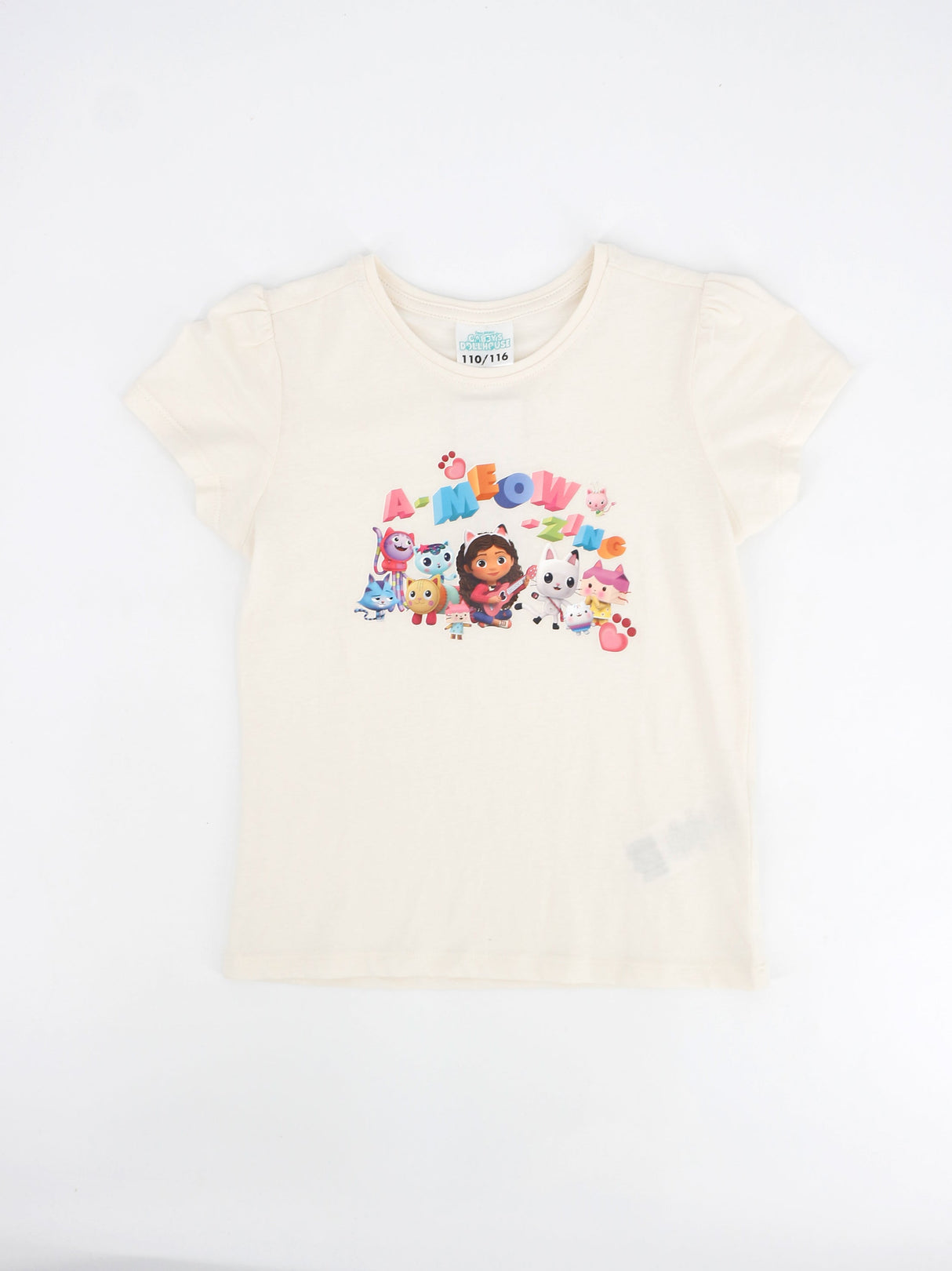 Image for Kids Girl Graphic Printed Top,Light Beige
