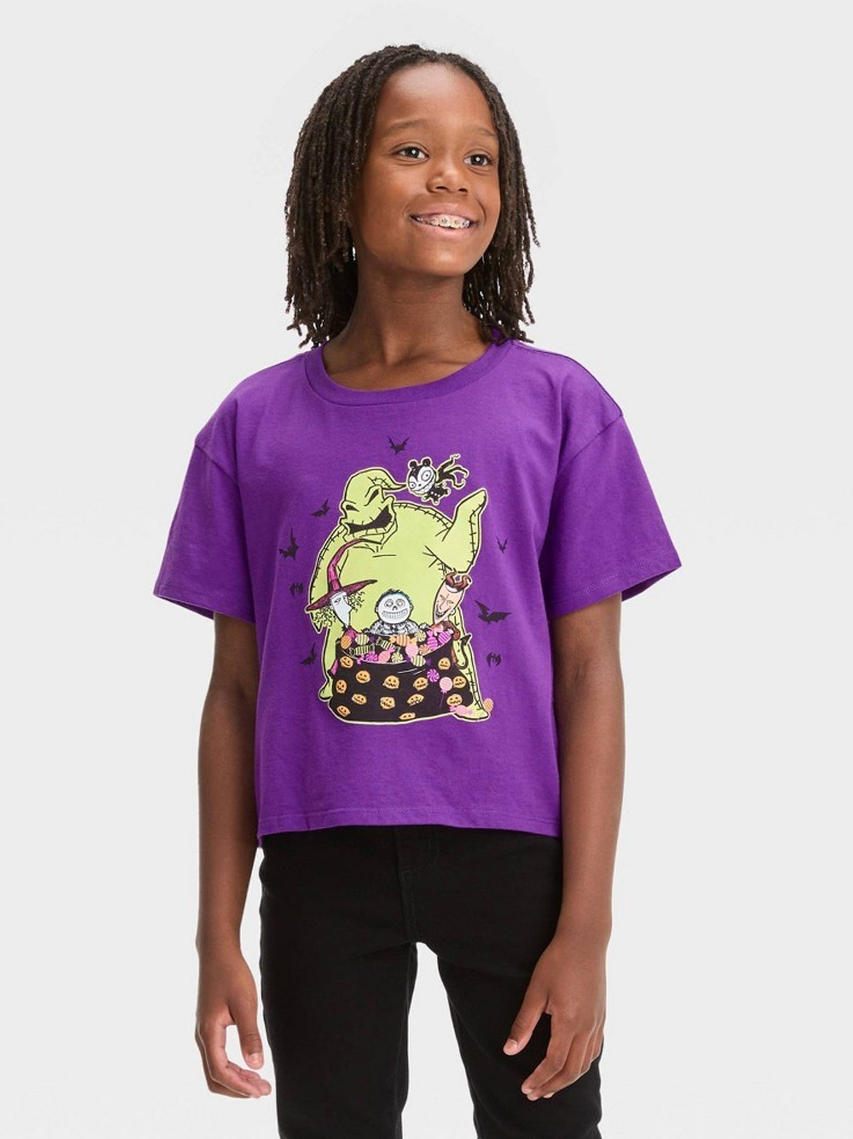 Kids Girl's Graphic Printed T-Shirt,Purple – All Brands Factory Outlet