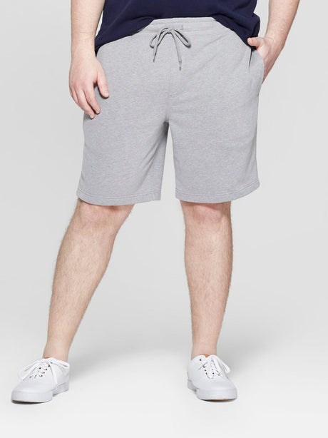 Image for Men's Plain Solid Short,Light Grey