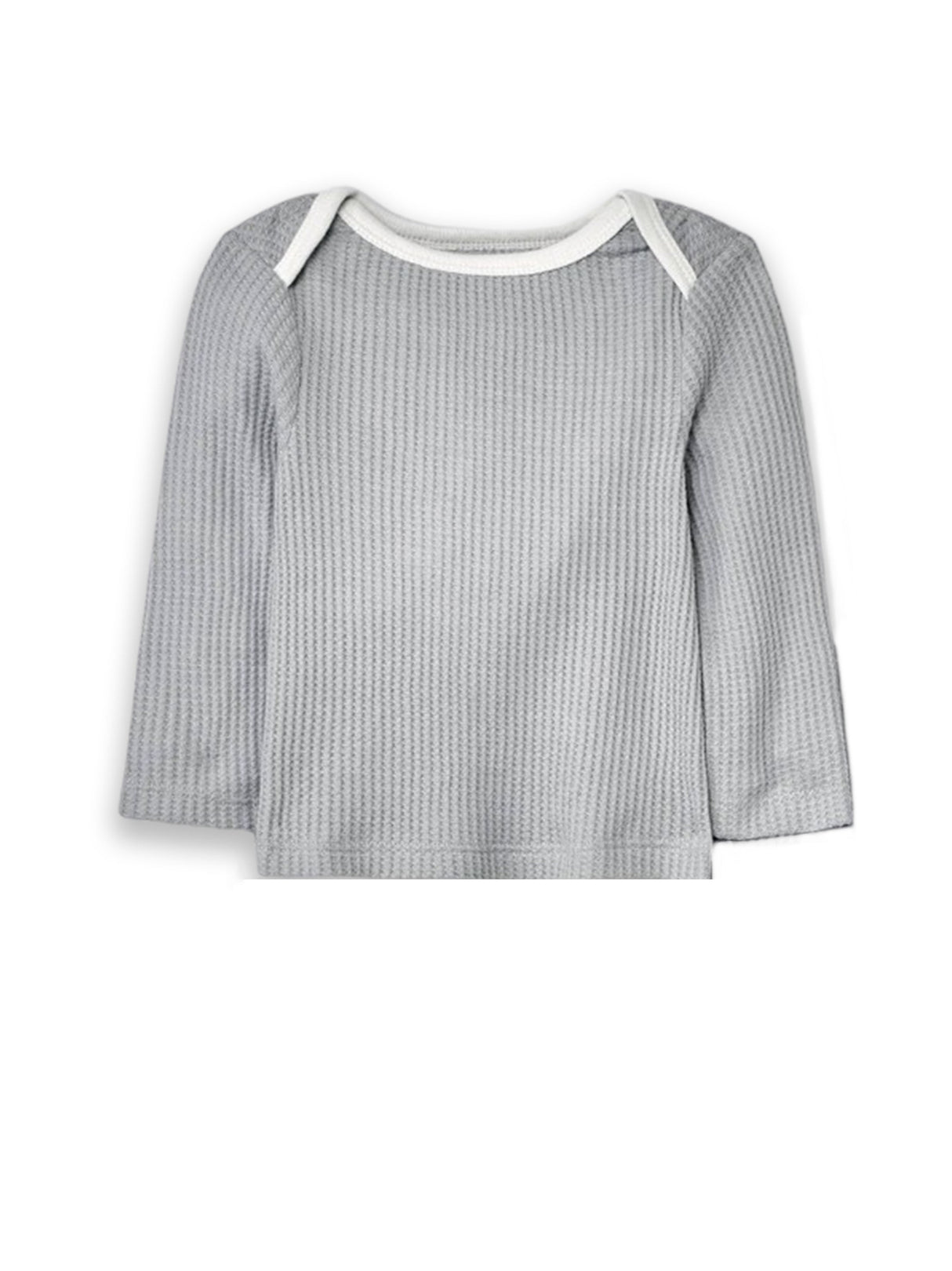 Image for Kids Boy's Textured Top,Grey