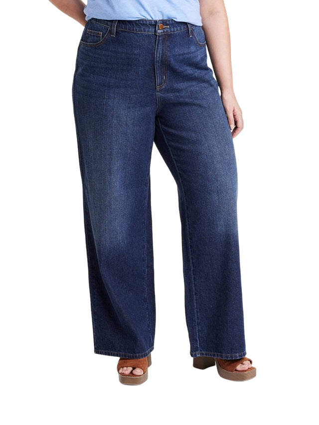 Image for Women's Washed Jeans,Blue