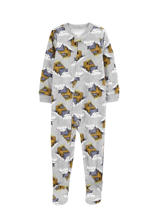 Image for Kids Boy's Graphic Printed Jumpsuits,Grey