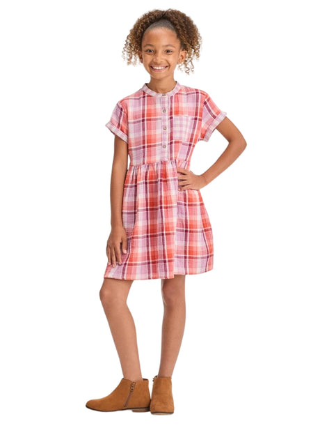 Image for Kids Girl's Plaid Dress,Multi