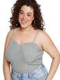 Image for Women's Ribbed Top,Grey