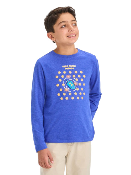 Image for Kids Boy's Graphic Printed Top,Blue