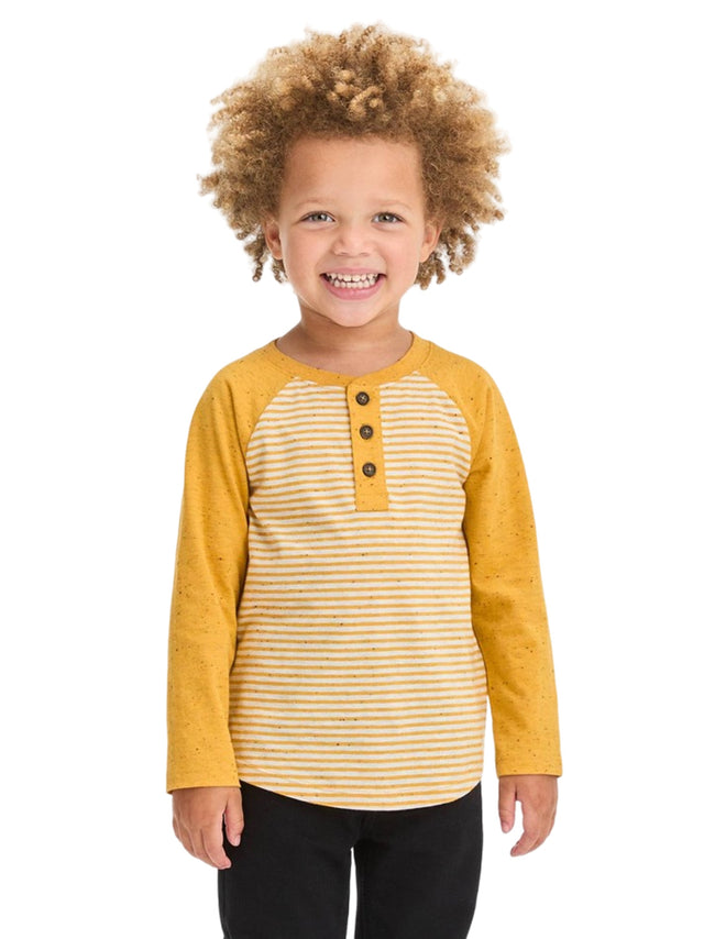 Image for Kids Boy's Striped Top,Yellow