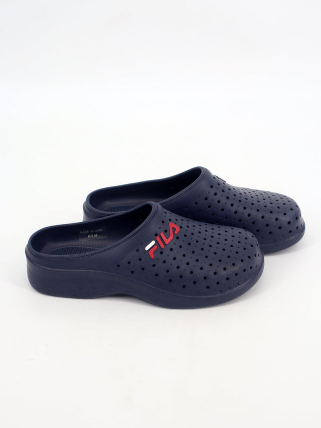 Image for Men's Brand Logo Printed Slippers,Navy