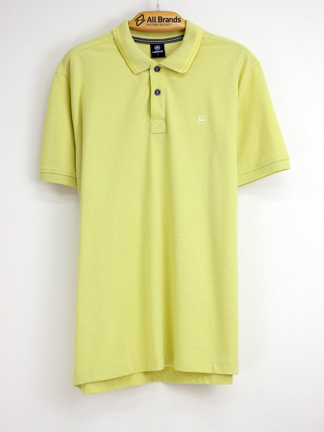 Image for Men's Bland Logo Printed Polo T-Shirt,Yellow