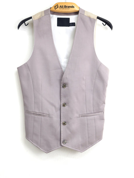 Image for Men's Plain Solid Vest,Light Grey