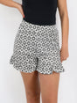 Image for Women's Printed Sleepwear Short,Black/White