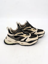 Image for Men's Textured Running Shoes,Beige/Black