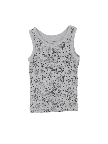 Image for Kids Boy's Graphic Printed Tank Top,Light Grey