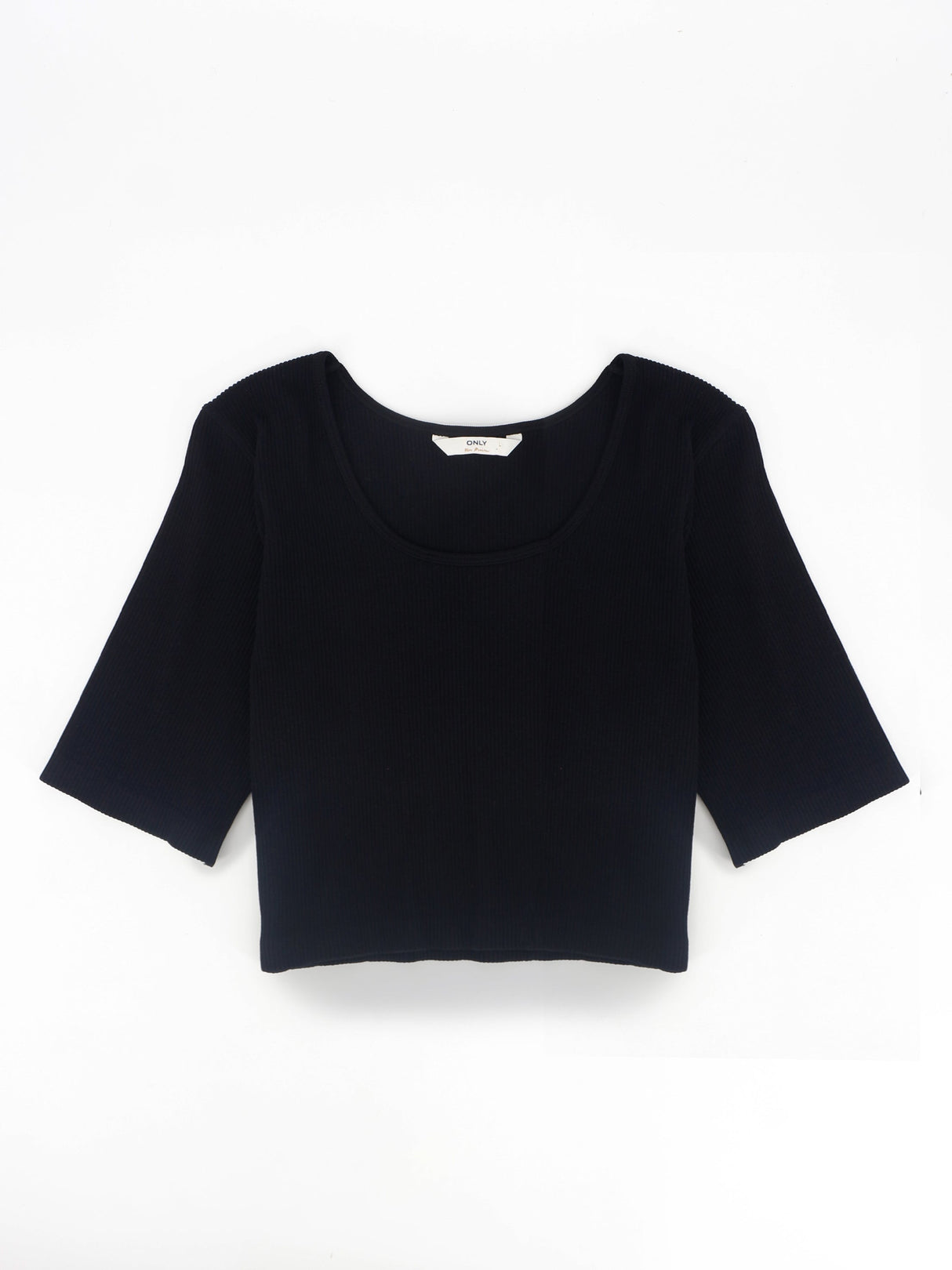 Image for Women's Ribbed Top,Black