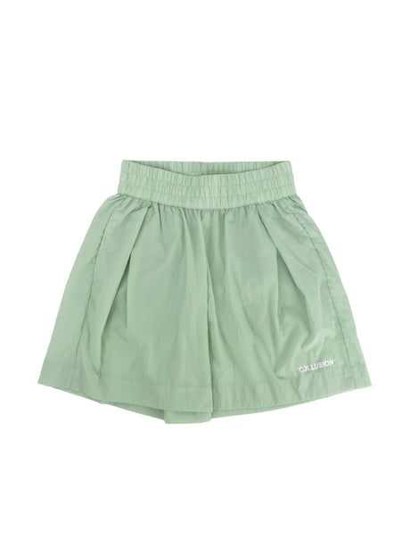 Image for Women's Brand Logo Printed Sport Short,Light Green