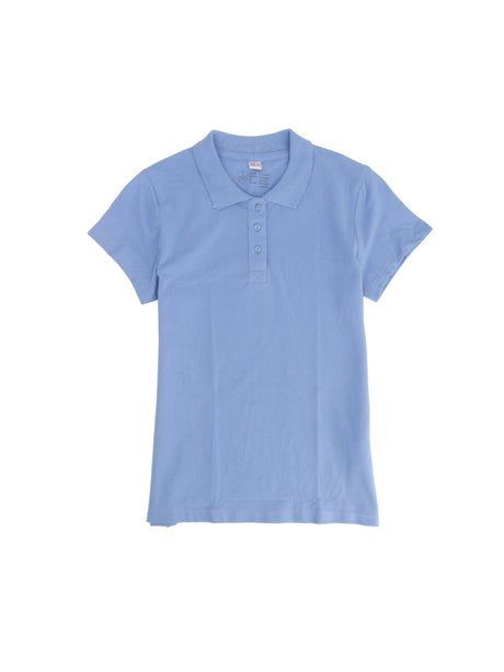 Image for Kids Girl's Plain Solid Polo T-Shirt,Blue