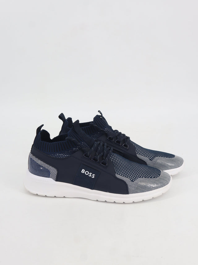 Image for Men's Textured Sneakers,Navy