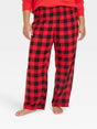 Image for Women's Plaid Sleepwear Pant,Red/Black