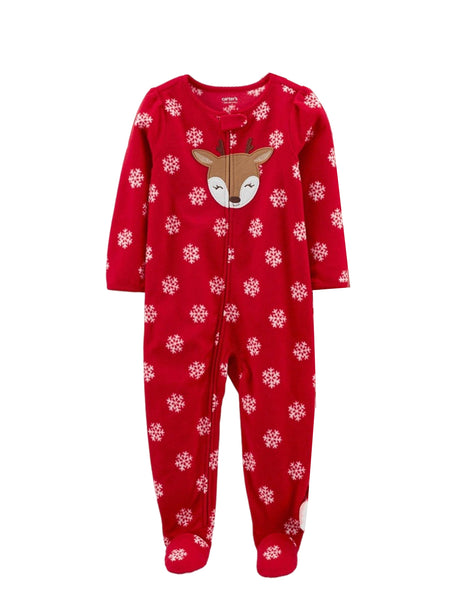 Image for Kids Girls Graphic Embroidered Jumpsuit,Red