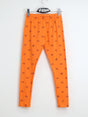 Image for Kids Gril's Graphic Printed Pants,Orange