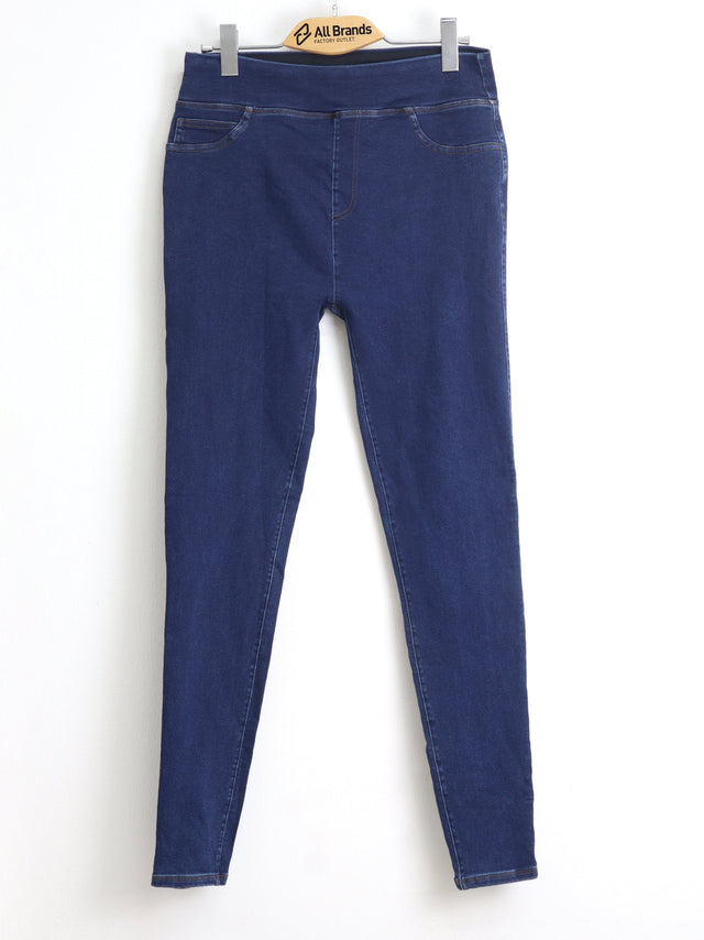 Image for Women's Plain Solid Jeans ,Blue