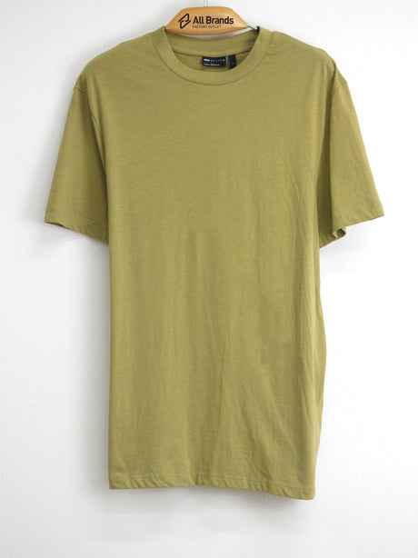 Image for Men's Plain Solid T-Shirt,Olive